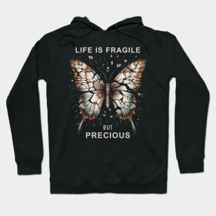 Life is fragile, but precious for wabi sabi lovers Hoodie